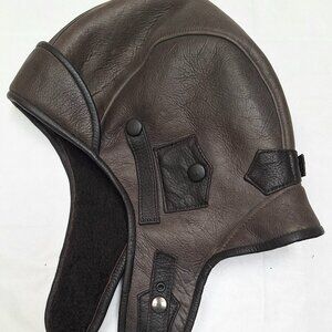 Sterkowski Leather Flight Cap